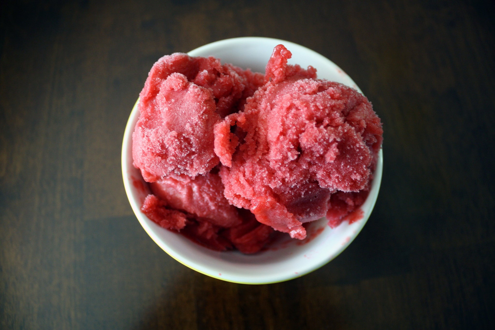 Protein Recipe: 2 Minute Prebiotic Raspberry Sorbet